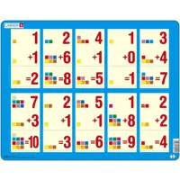puzzle cadre - apprendre à compter : l'addition de 1 à 10