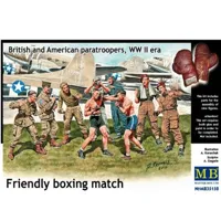 figurines 2ã¨me guerre mondiale : match de boxe sur la base aã©rienne 1943-1944