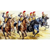 figurines guerres napolã©oniennesâ : cavalerie lourde franã§aise