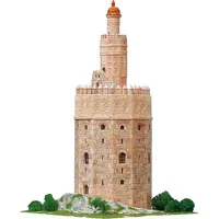 maquette en cã©ramique : torre del oro, sã©ville, espagne