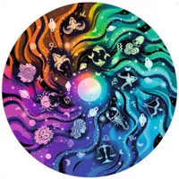 puzzle rond 500 piã¨ces : astrologie (circle of colors)