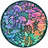 puzzle rond 500 piã¨ces : champignons (circle of colors)