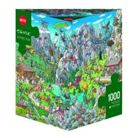 puzzle 1000 piã¨ces : alpage fun, birgit tanck