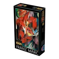 puzzle 1000 piã¨ces : franz marc : renards