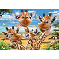 puzzle 500 piã¨ces : selfie girafe