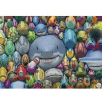 puzzle 1000 piã¨ces : poissons colorã©s