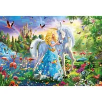 puzzle 1000 piã¨ces : la princesse et la licorne