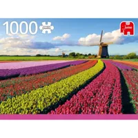 puzzle 1000 piã¨ces : champ de tulipes