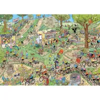 puzzle 1000 piã¨ces  : jan van haasteren : championnats du monde de cyclocross