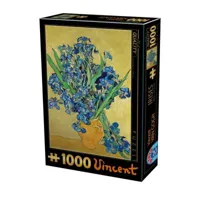 puzzle 1000 piã¨ces : iris, vincent van gogh
