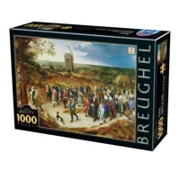 puzzle 1000 piã¨ces : la procession du mariage, pieter brueghel