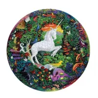 puzzle rond 500 piã¨ces :  jardin de licorne