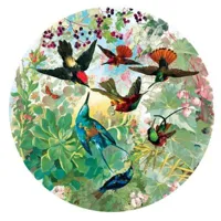 puzzle rond 500 piã¨ces : colibris