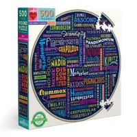 puzzle rond 500 piã¨ces : 100 grands mots