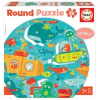 puzzle rond 28 piã¨ces : sous la mer