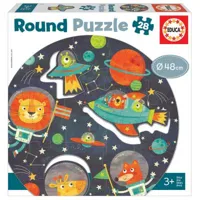 puzzle rond 28 piã¨ces : l'espace