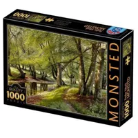 puzzle 1000 piã¨ces : peder mork monsted - jour ã©tã© forãªt