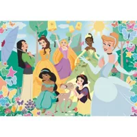 puzzle 104 piã¨ces : glitter : princesses disney