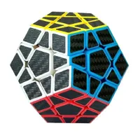 universal stickers 3x3 en fibre de carbone magic puzzle cube rubik cube brainstorming dodecaèdre pro