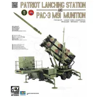 maquette lance missile m901 launching station and mim-104f patriot