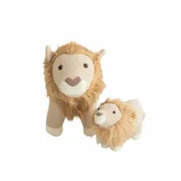 crochetts jouet peluche crochetts amigurumis mini marron lion 45 x 16 x 27 cm 84 x 32 x 57 cm 2 pièces