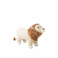 crochetts jouet peluche crochetts amigurumis maxi marron lion 84 x 57 x 32 cm
